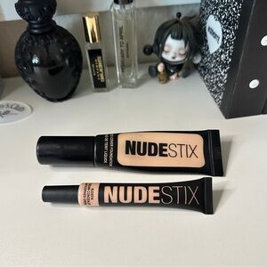 nudestix tinted cover foundation and cream concealer